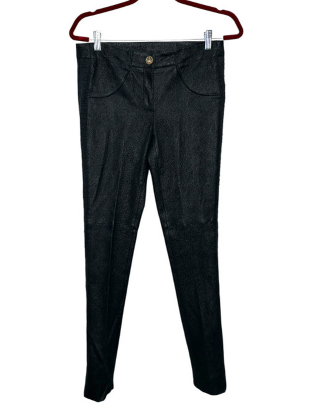 Chanel Suede Pants in Black